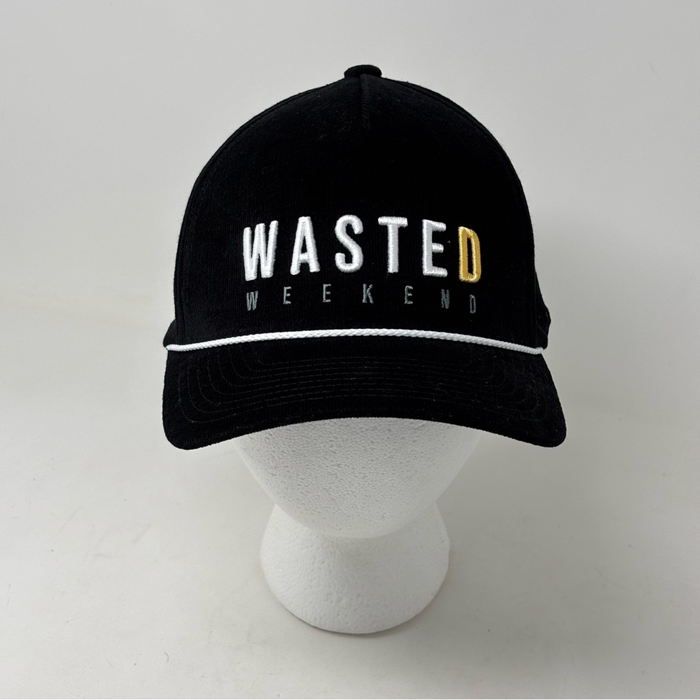 Travis Mathew Black Wasted Weekend Hat NWT